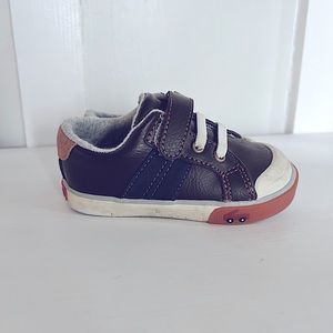 See Kai Run leather low tops